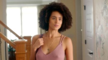 nathalie Emmanuel Hot Holly Slept Over