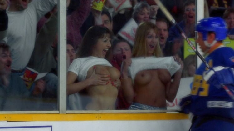 christine Caux Holly Eglington Nude Slap Shot 2