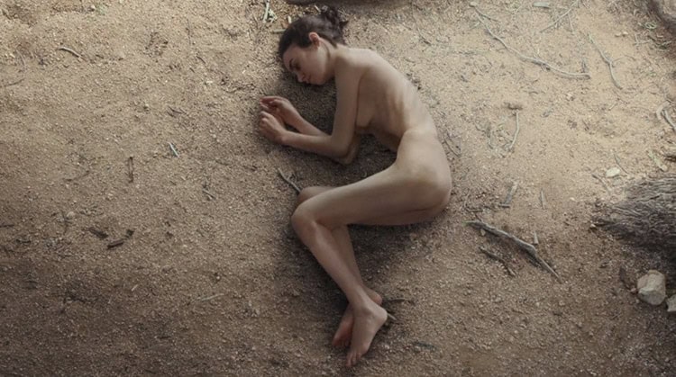 lily Collins Nude To The Bone